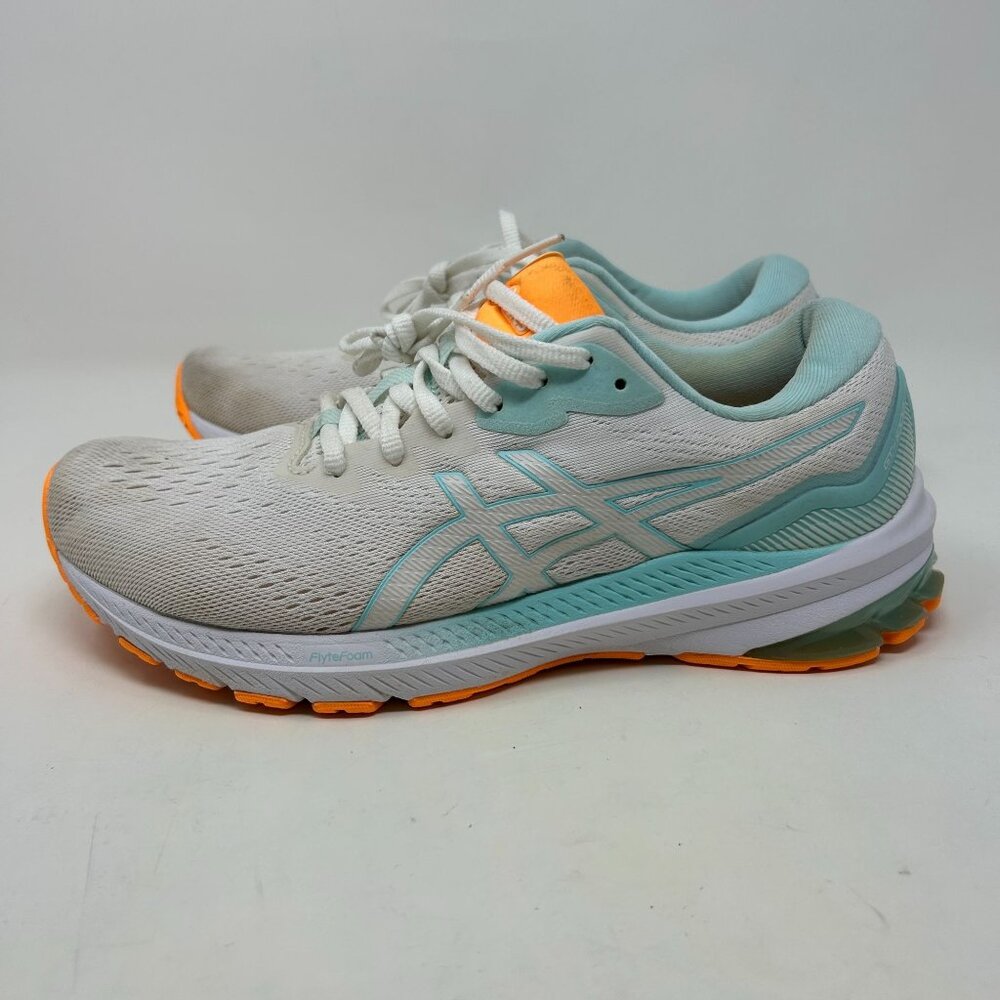 Asics Wmns GT 1000 11 'White Clear Blue' Running Shoes Size 9.5